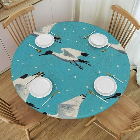 HYKY Birds Blue Sky Dots Outdoor Fitted Round Tablecloth 100% Polyester Fiber 46 -50
HYKY Birds Blue Sky Dots Outdoor Fitted Round Tablecloth 100% Polyester Fiber 46 -50