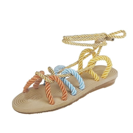 Dtydtpe Toe Flat Fashion Colorblock Fabric Ladies Strap Beach Set Sandals Women s sandals Recovery Sandals Women Running Lace
Dtydtpe Toe Flat Fashion Colorblock Fabric Ladies Strap Beach Set Sandals Women s sandals Recovery Sandals Women Running Lace