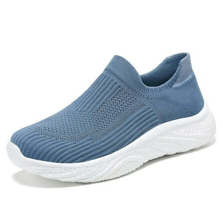 Hinvhai Womens Clearance Casual Mesh Non Slip Walking Sneakers Fashion Classic Lightweight Breathable Comfortable Solid Color Loafers Soft Sole Shoes Blue 7(39)
Hinvhai Womens Clearance Casual Mesh Non Slip Walking Sneakers Fashion Classic Lightweight Breathable Comfortable Solid Color Loafers Soft Sole Shoes Blue 7(39)
