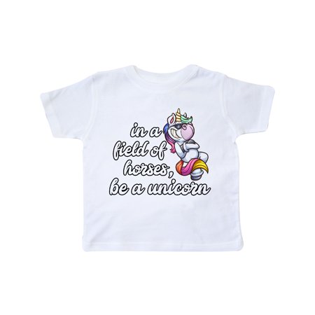 Inktastic Be A Unicorn Gift Toddler Boy or Toddler Girl T-Shirt