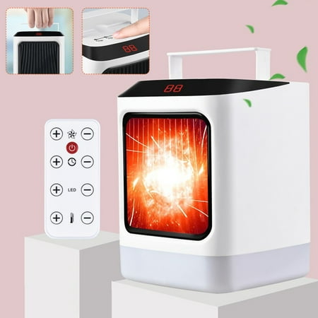RKSTN Space Heater 800W Mini Electric Fan Heater 3 Seconds Fast Heat LED Space Heater Timer Electric Heater Remote Control Air Warmer Hot Fan Lightning Deals of Today on Clearance
RKSTN Space Heater 800W Mini Electric Fan Heater 3 Seconds Fast Heat LED Space Heater Timer Electric Heater Remote Control Air Warmer Hot Fan Lightning Deals of Today on Clearance