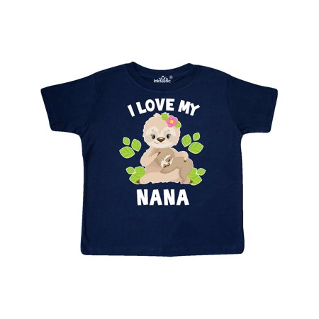 Inktastic Cute Sloth I Love My Nana with Green Leaves Gift Toddler Boy or Toddler Girl T-Shirt
Inktastic Cute Sloth I Love My Nana with Green Leaves Gift Toddler Boy or Toddler Girl T-Shirt