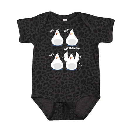 Inktastic Bach Beethoven Funny Chicks Gift Baby Boy or Baby Girl Bodysuit