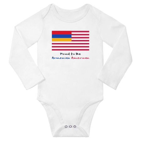 Proud to be Armenian American Baby Long Slevve Bodysuits (White 18-24 Months)
Proud to be Armenian American Baby Long Slevve Bodysuits (White 18-24 Months)