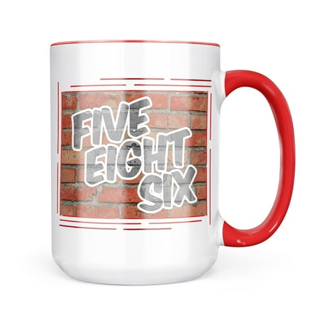 Neonblond 586 Roseville MI brick Mug gift for Coffee Tea lovers