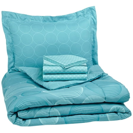Beauty Threadz 5-Piece Bed-In-A-Bag - Twin/Twin Extra-Long, Industrial Teal