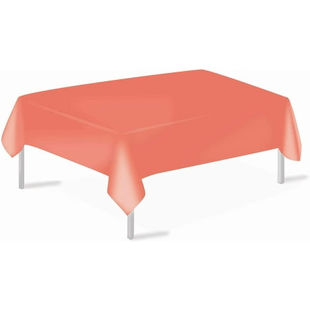 Coral Plastic Tablecloths 3 Pack Disposable Table Covers 54 x 108 Inches Shower Party Tablecovers PEVA Vinyl Table Cloths for Rectangle Tables up to 8 ft and Picnic BBQ Birthday Wedding Banquet
Coral Plastic Tablecloths 3 Pack Disposable Table Covers 54 x 108 Inches Shower Party Tablecovers PEVA Vinyl Table Cloths for Rectangle Tables up to 8 ft and Picnic BBQ Birthday Wedding Banquet