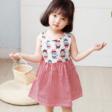 Aayomet Dresses For Girls Print Sleeveless Cartoon Baby Toddler Princess Girls Clothes Stripe Kids Dresses Girls Dress&Skirt Red 4-5 Years
Aayomet Dresses For Girls Print Sleeveless Cartoon Baby Toddler Princess Girls Clothes Stripe Kids Dresses Girls Dress&Skirt Red 4-5 Years