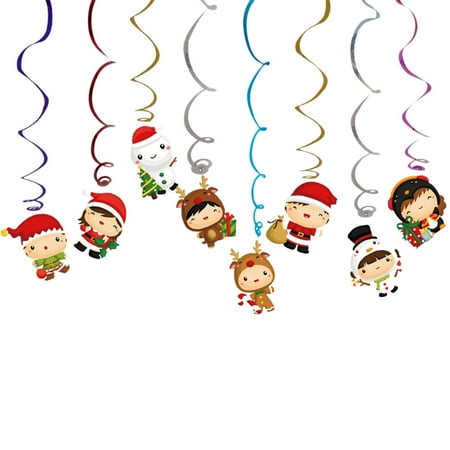 DiMaddie Adorable Christmas Hanging Swirl Ceiling Pendant Colorful Snowman Spiral Streamers Pendant Whirls Christmas Party Decorations Layout Props
DiMaddie Adorable Christmas Hanging Swirl Ceiling Pendant Colorful Snowman Spiral Streamers Pendant Whirls Christmas Party Decorations Layout Props