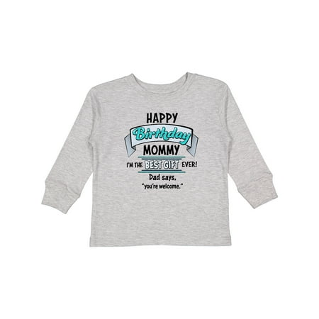 Inktastic Happy Birthday Mommy I m the Best Gift Ever in Blue Gift Toddler Boy or Toddler Girl Long Sleeve T-Shirt
Inktastic Happy Birthday Mommy I m the Best Gift Ever in Blue Gift Toddler Boy or Toddler Girl Long Sleeve T-Shirt
