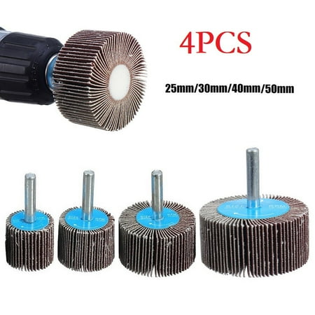 4PCS 25/30/40/50mm 80# Sanding Flap Disc Wheel Polishing Grinding Rotary Tool
4PCS 25/30/40/50mm 80# Sanding Flap Disc Wheel Polishing Grinding Rotary Tool
