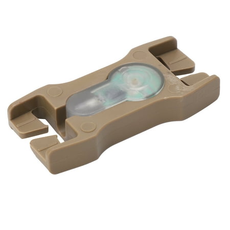 Outdoor Mini Signal Lamp Portable Signal Lamp Mini Survival Lamp For 2.5cm Width Strap For Outdoor Equipment Mud Color Base Green Light
Outdoor Mini Signal Lamp Portable Signal Lamp Mini Survival Lamp For 2.5cm Width Strap For Outdoor Equipment Mud Color Base Green Light