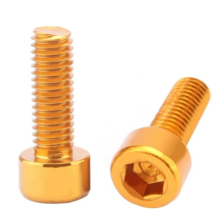 2PCS M5*15MM Aluminum Alloy Screw Kettle Frame Screw Mountainous Road Folding Handle Riser Screw(Golden)
2PCS M5*15MM Aluminum Alloy Screw Kettle Frame Screw Mountainous Road Folding Handle Riser Screw(Golden)