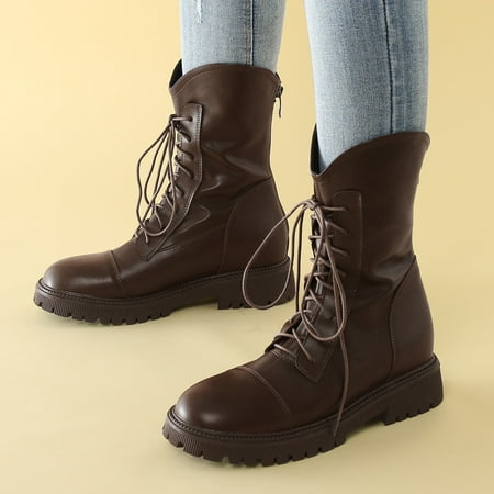 Gubotare Hiking Boots Women Women s Ankle Boots Flat Low Heel Zipper/Chelsea Booties Winter Fall Fashion Boots Brown 8.5
Gubotare Hiking Boots Women Women s Ankle Boots Flat Low Heel Zipper/Chelsea Booties Winter Fall Fashion Boots Brown 8.5