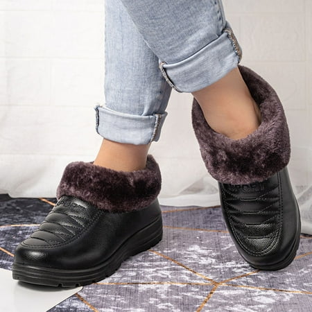 TALKVE Women s Boots Winter Warm Low Top Velvet Thick Cotton Shoes Waterproof Fashion Snow Boots
TALKVE Women s Boots Winter Warm Low Top Velvet Thick Cotton Shoes Waterproof Fashion Snow Boots