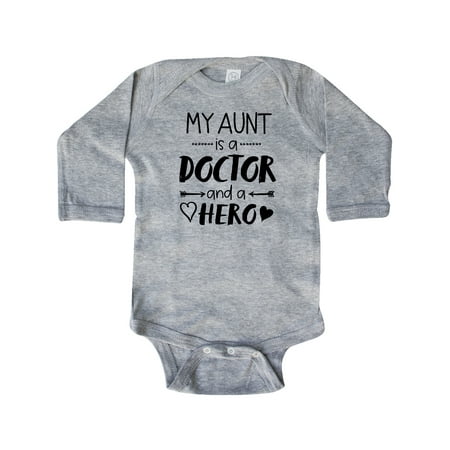 Inktastic My Aunt is a Doctor and a Hero Gift Baby Boy or Baby Girl Long Sleeve Bodysuit
Inktastic My Aunt is a Doctor and a Hero Gift Baby Boy or Baby Girl Long Sleeve Bodysuit