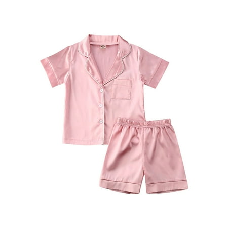 Musuos Toddler Baby Kids Satin Pajamas Set Long Sleeve Button-Down Sleepwear PJs for Girls
Musuos Toddler Baby Kids Satin Pajamas Set Long Sleeve Button-Down Sleepwear PJs for Girls