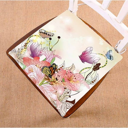PKQWTM Garden Different Kins Of Flowers Butterflies And Space Chair Pads Chair Mat Seat Cushion Chair Cushion Floor Cushion Size 20x20 inches
PKQWTM Garden Different Kins Of Flowers Butterflies And Space Chair Pads Chair Mat Seat Cushion Chair Cushion Floor Cushion Size 20x20 inches