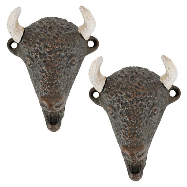 The Great White Buffalo Cast Iron Bottle Opener: Set Of Two