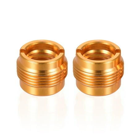 Htovila Microphone Screw Adapter 3/8 Inch Female to 5/8 Inch Male Threaded Nut Screws for Mic Micphone Stand Clamp Gold Color Pack of 2pcs
Htovila Microphone Screw Adapter 3/8 Inch Female to 5/8 Inch Male Threaded Nut Screws for Mic Micphone Stand Clamp Gold Color Pack of 2pcs