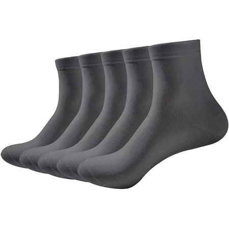SERISIMPLE Women Ankle Socks Bamboo Crew Thin Boot Lightweight Soft Breathable Socks 5 Pairs (Dark Grey Medium)
SERISIMPLE Women Ankle Socks Bamboo Crew Thin Boot Lightweight Soft Breathable Socks 5 Pairs (Dark Grey Medium)