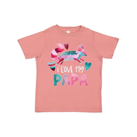 Inktastic I Love My Papa Pink and Blue Fox with Hearts Gift Toddler Boy or Toddler Girl T-Shirt
Inktastic I Love My Papa Pink and Blue Fox with Hearts Gift Toddler Boy or Toddler Girl T-Shirt