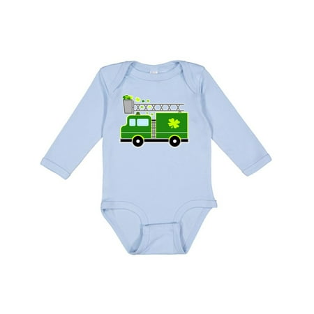 Inktastic St. Patricks Day Fire Truck in Green with Shamrocks Gift Baby Boy or Baby Girl Long Sleeve Bodysuit
Inktastic St. Patricks Day Fire Truck in Green with Shamrocks Gift Baby Boy or Baby Girl Long Sleeve Bodysuit