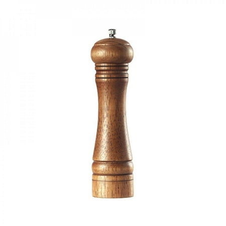 Greyghost Pepper Grinder Manual Oak Pepper Grinder Multipurpose Seasoning Bottle Kitchen Tool Brown 8 Inches
Greyghost Pepper Grinder Manual Oak Pepper Grinder Multipurpose Seasoning Bottle Kitchen Tool Brown 8 Inches