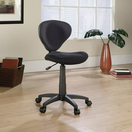 Sauder Studio Edge Deluxe Fabric Task Chair, Black