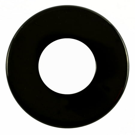 #10 x 1/4 x 9/16 Black Chrome Grade 2 USS Flat Washers (15 pcs.)