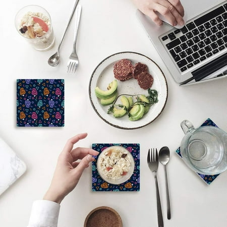 KXMDXA Geometric Roses Set of 8 Coaster for Drinks Absorbent Ceramic Stone Coasters Cup Mat with Cork Base for Home Kitchen Room Coffee Table Bar Decor
KXMDXA Geometric Roses Set of 8 Coaster for Drinks Absorbent Ceramic Stone Coasters Cup Mat with Cork Base for Home Kitchen Room Coffee Table Bar Decor