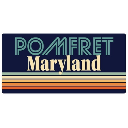 Pomfret Maryland 5 x 2.5-Inch Fridge Magnet Retro Design