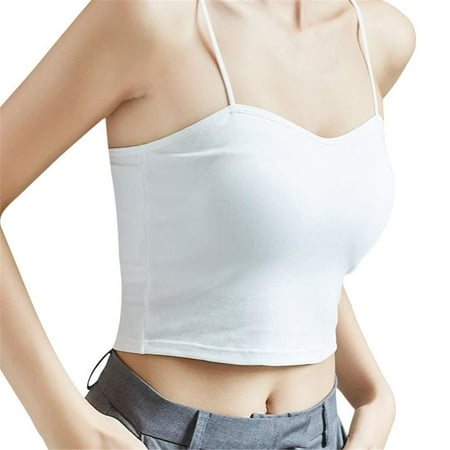 Women One-piece Padded Short Suspender Vest Rag Top Beautiful Back Short Exposed Navel Outside Wearing Bottomed Shirt
Women One-piece Padded Short Suspender Vest Rag Top Beautiful Back Short Exposed Navel Outside Wearing Bottomed Shirt