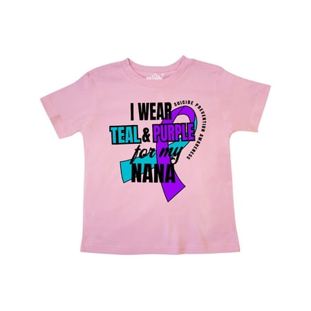 Inktastic Suicide Prevention I Wear Teal and Purple for My Nana Gift Toddler Boy or Toddler Girl T-Shirt
Inktastic Suicide Prevention I Wear Teal and Purple for My Nana Gift Toddler Boy or Toddler Girl T-Shirt