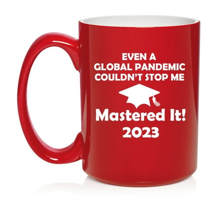 Mastered It 2023 Couldn t Stop Me Graduation Masters Degree Ceramic Coffee Mug Tea Cup Gift (15oz Red)
Mastered It 2023 Couldn t Stop Me Graduation Masters Degree Ceramic Coffee Mug Tea Cup Gift (15oz Red)