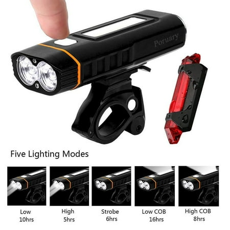 Heiheiup Bright Set Headlight Light Rechargeable USB Tail Rear Front Bike LED and Bicycle Bicycle Light Baby Car Stroller
Heiheiup Bright Set Headlight Light Rechargeable USB Tail Rear Front Bike LED and Bicycle Bicycle Light Baby Car Stroller