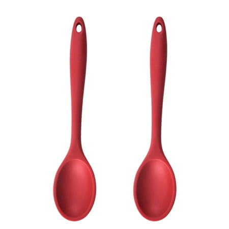 2 silica gel spoons with high temperature resistance and sanitary design for cooking kitchen mixing spoons for cooking baking and mixing toolstype:Set2;
2 silica gel spoons with high temperature resistance and sanitary design for cooking kitchen mixing spoons for cooking baking and mixing toolstype:Set2;