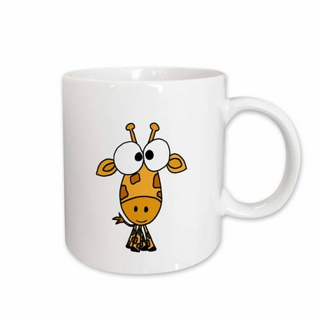 3dRose Funky Giraffe Ceramic Mug 11-ounce