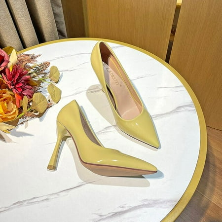 YCNYCHCHY New Elegant Big Size Blue Black Patent Leather High Heels Sexy Pointed Toe Women Office Work Pumps For Wedding Party Shoes
YCNYCHCHY New Elegant Big Size Blue Black Patent Leather High Heels Sexy Pointed Toe Women Office Work Pumps For Wedding Party Shoes