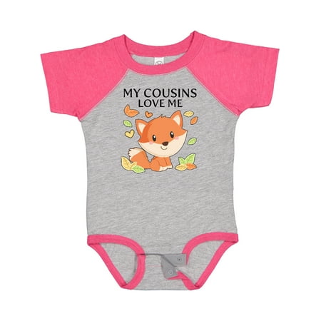 Inktastic My Cousins Love Me- Little Fox Gift Baby Boy or Baby Girl Bodysuit
Inktastic My Cousins Love Me- Little Fox Gift Baby Boy or Baby Girl Bodysuit