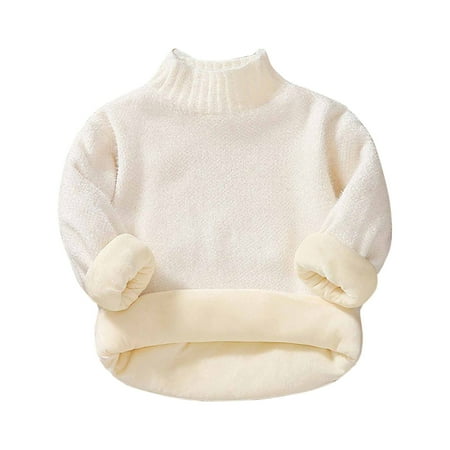 Boys Girls Round Neck Pullover Plush Thickened Sweater Kids Autumn Winter Long Sleeve Solid Color Sweatshirt Unisex Baby Knitted Sweater Turtleneck Jumper Tops Classic Sweater Pullover Blouse
Boys Girls Round Neck Pullover Plush Thickened Sweater Kids Autumn Winter Long Sleeve Solid Color Sweatshirt Unisex Baby Knitted Sweater Turtleneck Jumper Tops Classic Sweater Pullover Blouse