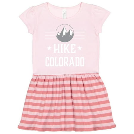 Inktastic Hike Colorado Hiking Trekking Hiker Gift Gift Toddler Girl Dress