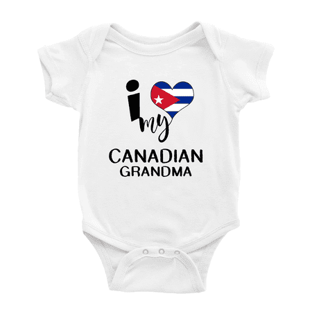 I Heart My Cuban Grandma Cuba Love Flag Cute Baby Clothes Unisex (White 3-6 Months)
I Heart My Cuban Grandma Cuba Love Flag Cute Baby Clothes Unisex (White 3-6 Months)