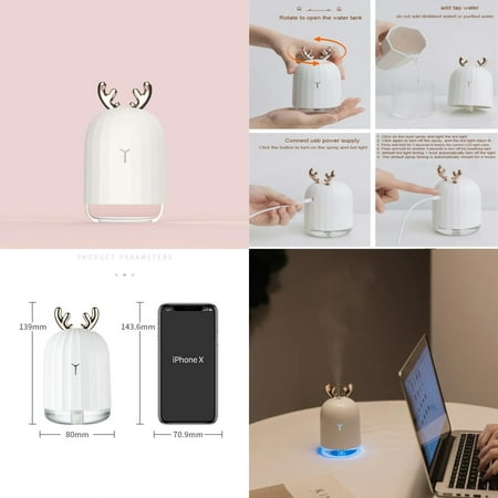 220ML Air Humidifier Aromatherapy Essential Oil Diffuser Ultrasonic Humidifier Car USB Mist Maker with LED Night Lamp
220ML Air Humidifier Aromatherapy Essential Oil Diffuser Ultrasonic Humidifier Car USB Mist Maker with LED Night Lamp