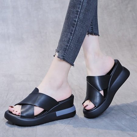 STEADY High-heeled Shoes Fishmouth Wedges High-heeled Shoes Women s Shoes Sandals Black / 40 
STEADY High-heeled Shoes Fishmouth Wedges High-heeled Shoes Women s Shoes Sandals Black / 40