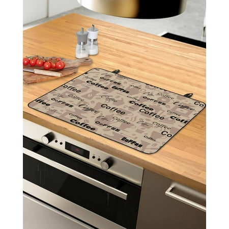 Brown Coffee Stove Top Covers for Electric Stove Heat Insulation Fireproof Glass Cooktop Cover Counter Top Glass Stove Cover for Prevent Scratches 24 x21 Coffee Theme Rustic Farmhouse
Brown Coffee Stove Top Covers for Electric Stove Heat Insulation Fireproof Glass Cooktop Cover Counter Top Glass Stove Cover for Prevent Scratches 24 x21 Coffee Theme Rustic Farmhouse