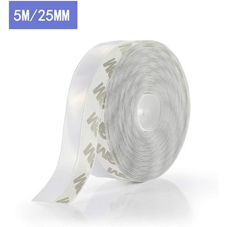 5M/16FT Weather Stripping Door Seal Strip Door Strip Bottom for Doors Silicone Sealing Sticker Adhesive for Doors and Windows Gaps of Anti-Collision Silicone (25MM Transparent)
5M/16FT Weather Stripping Door Seal Strip Door Strip Bottom for Doors Silicone Sealing Sticker Adhesive for Doors and Windows Gaps of Anti-Collision Silicone (25MM Transparent)