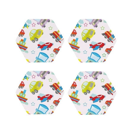 Yiaed Cute Transport Print Leather Coasters for Drinks - Cup Coasters Coffee Table Kitchen Table Bar Home & Office Gifts Handmade Drink Coasters-Hexagon
Yiaed Cute Transport Print Leather Coasters for Drinks - Cup Coasters Coffee Table Kitchen Table Bar Home & Office Gifts Handmade Drink Coasters-Hexagon