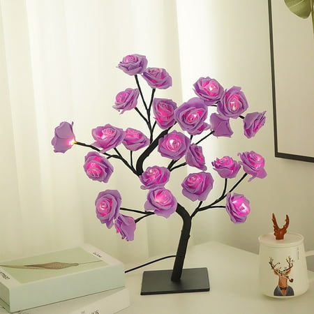 BELUPAI Led Simulation Rose Tree Light Decoration Night Light With Removable Plastic Base Usb Switch
BELUPAI Led Simulation Rose Tree Light Decoration Night Light With Removable Plastic Base Usb Switch
