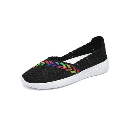 Rotosw Womens Athletic Walking Shoes Slip On Shoes Sneakers Non Slip Running Shoes for Women Laceless Casual Mesh Knit Black 7.5
Rotosw Womens Athletic Walking Shoes Slip On Shoes Sneakers Non Slip Running Shoes for Women Laceless Casual Mesh Knit Black 7.5
